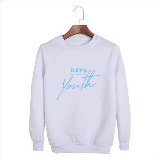 DAY6 ’Youth’ Jumper/Sweatshirt - White / XXL - DAY6