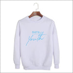 DAY6 ’Youth’ Jumper/Sweatshirt - White / XXL - DAY6