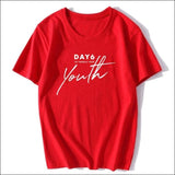 DAY6 ’Youth’ T-Shirt - red / XS - DAY6