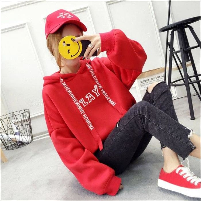 EXO Short Sleeve Ribbon Hoodie - EXO