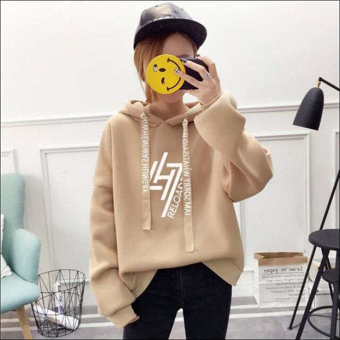 EXO Short Sleeve Ribbon Hoodie - khaki 7 / S - EXO