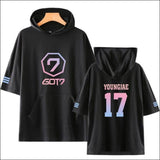 GOT7 Light Hoodie - black 1 / XXS - GOT7