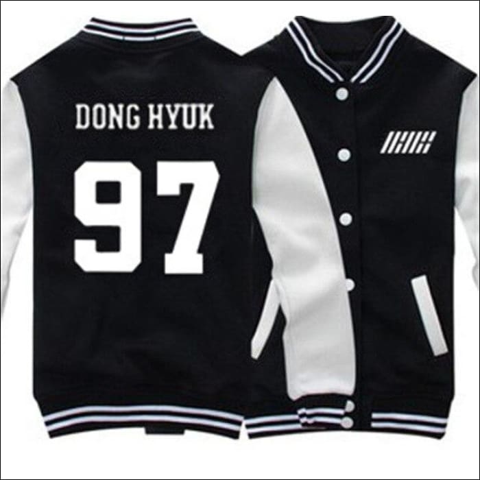 iKON Baseball Varsity Jacket - Gray / S