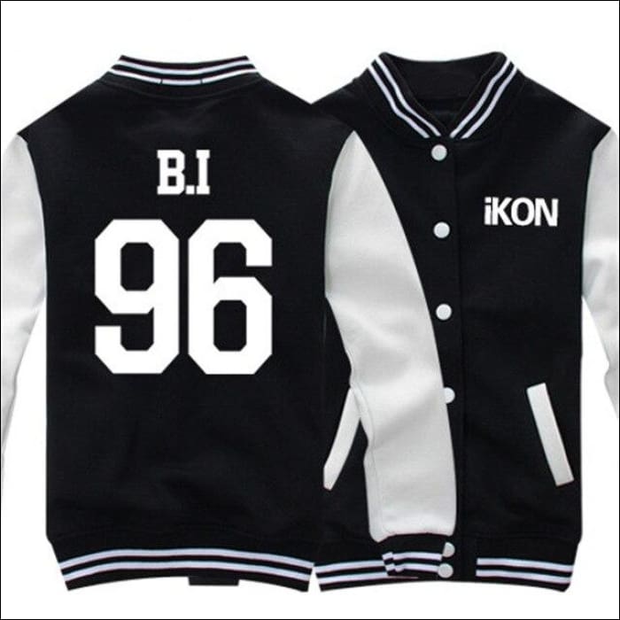iKON Baseball Varsity Jacket - Orange / M