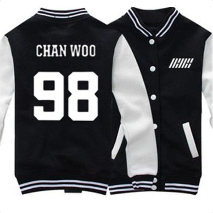 iKON Baseball Varsity Jacket - Sky Blue / L
