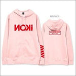 iKON Black & Red Hoodie - Pink / S - iKON