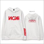 iKON Black & Red Hoodie - white / S - iKON