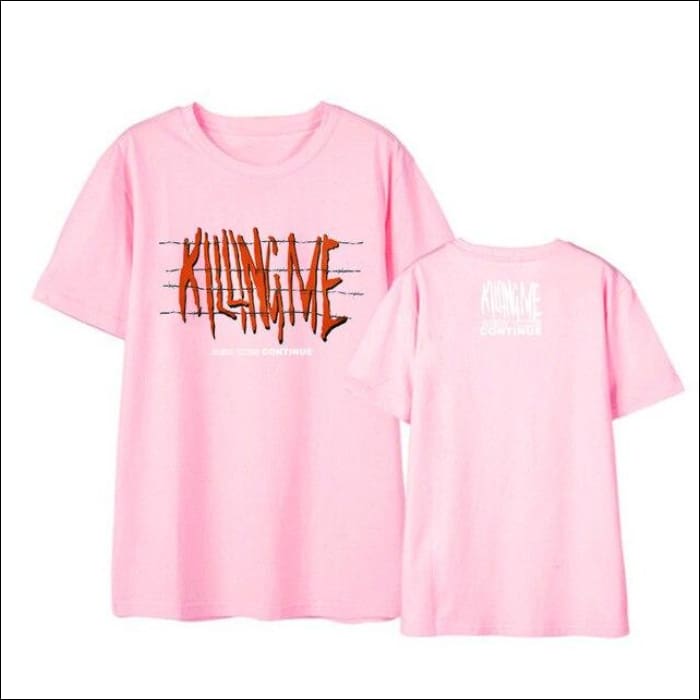iKON ’Killing Me’ T-Shirt - Pink / L - ikon