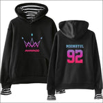 MAMAMOO 2 Piece Fleece/Hoodie Pullover - black 1 / L - MAMAMOO