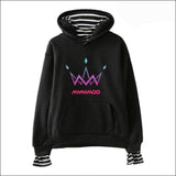 MAMAMOO 2 Piece Fleece/Hoodie Pullover - black 4 / L - MAMAMOO