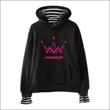 MAMAMOO 2 Piece Fleece/Hoodie Pullover - black 5 / L - MAMAMOO