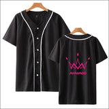 MAMAMOO Baseball Varsity Shirt - Black 1 / XXXL - MAMAMOO