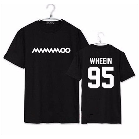 MAMAMOO Black T-Shirt Short Sleeve - MAMAMOO