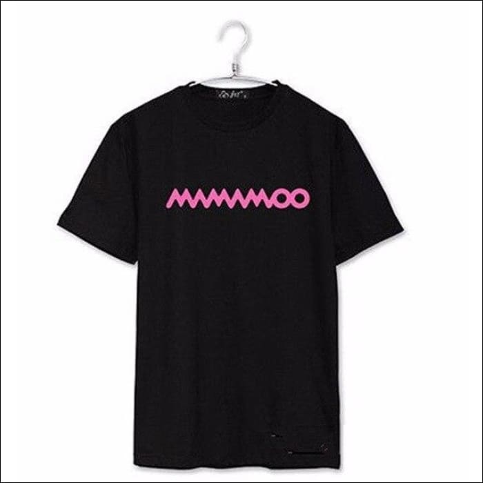 MAMAMOO Black T-Shirt Short Sleeve - Black / L - MAMAMOO