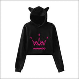 MAMAMOO Cat Ears Hoodie - black 5 / L - MAMAMOO