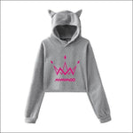 MAMAMOO Cat Ears Hoodie - gray 5 / L - MAMAMOO