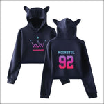 MAMAMOO Cat Ears Hoodie - navy 1 / L - MAMAMOO