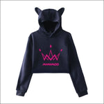 MAMAMOO Cat Ears Hoodie - navy 5 / L - MAMAMOO