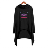 MAMAMOO Women Long Pullover Hoodie - BLACK / XXXL - MAMAMOO