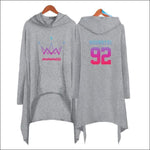 MAMAMOO Women Long Pullover Hoodie - GRAY 2 / XXXL - MAMAMOO