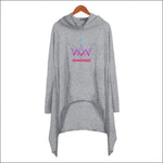 MAMAMOO Women Long Pullover Hoodie - GRAY / XXXL - MAMAMOO