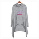 MAMAMOO Women Long Pullover Hoodie - GRAY / XXXL - MAMAMOO