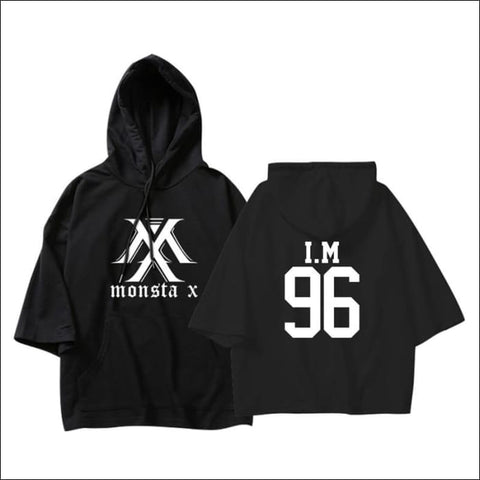 MONSTA X Crop Hoodie Short Sleeve - MONSTA X