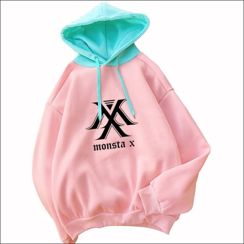 MONSTA X Korean Style Pullover Hoodie - KPOP Zone