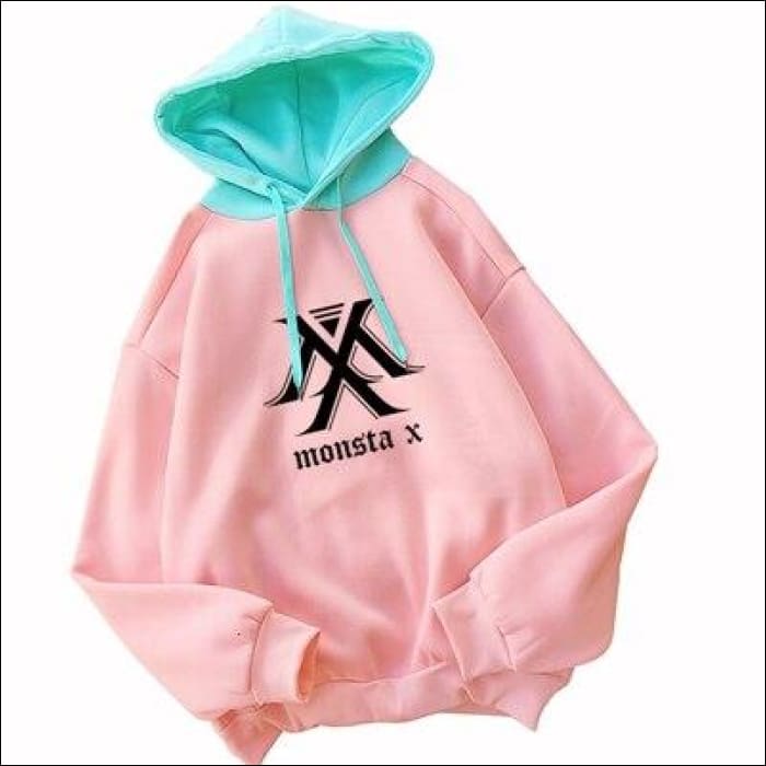 MONSTA X Korean Style Pullover Hoodie - KPOP Zone