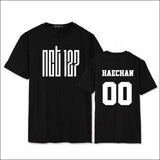 NCT 127 Plain T-Shirt (Black/White) - 1 / S - NCT 127