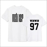 NCT 127 Plain T-Shirt (Black/White) - 10 / S - NCT 127