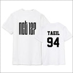 NCT 127 Plain T-Shirt (Black/White) - 13 / S - NCT 127