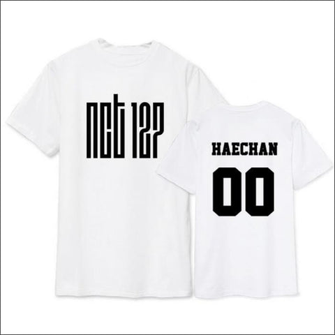 NCT 127 Plain T-Shirt (Black/White) - NCT 127