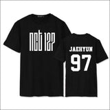 NCT 127 Plain T-Shirt (Black/White) - 2 / S - NCT 127