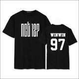 NCT 127 Plain T-Shirt (Black/White) - 4 / S - NCT 127