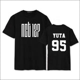 NCT 127 Plain T-Shirt (Black/White) - 5 / S - NCT 127