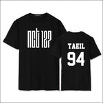 NCT 127 Plain T-Shirt (Black/White) - 7 / S - NCT 127