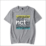 NCT 127 ’regular_irregular’ T-Shirt - Gray / 4XL - NCT 127