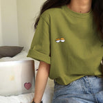 Icon Folded Sleeve Long Cotton T-Shirt