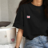 Icon Folded Sleeve Long Cotton T-Shirt