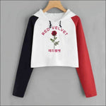 Red Velvet ’Rose’ Crop Top - 1 / M - Red Velvet