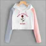 Red Velvet ’Rose’ Crop Top - 3 / M - Red Velvet