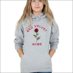 Red Velvet ’Rose’ Hoodie - grey / XXXL - Red Velvet