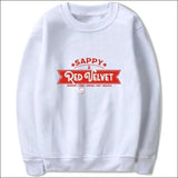 Red Velvet ’Sappy’ O-Neck Jumper - White / M - Red Velvet