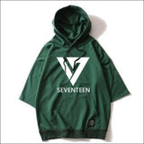 Seventeen Short Sleeve Hoodie - 1 / S - Seventeen