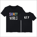 SHINee Black T-Shirt - Black KEY / XXS - SHINee