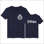 SHINee Black T-Shirt - Navy Blue SHINEE / XXS - SHINee