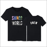 SHINee Black T-Shirt - Black ONEW / XXS - SHINee