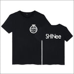 SHINee Black T-Shirt - Black SHINEE / XXS - SHINee