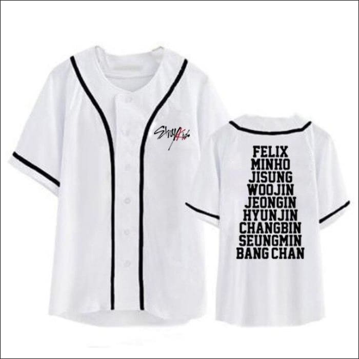 StrayKids BASEBALL VARSITY SHIRT - StrayKids / L - StrayKids